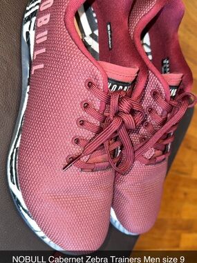 NOBULL Cabernet Mesh Trainers - Women's Burgundy Workout Sneakers